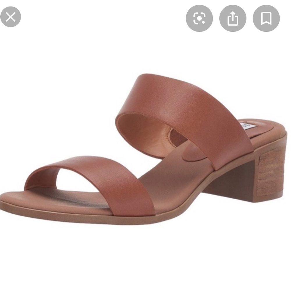 Steve Madden Leather Leann Slide Sandal